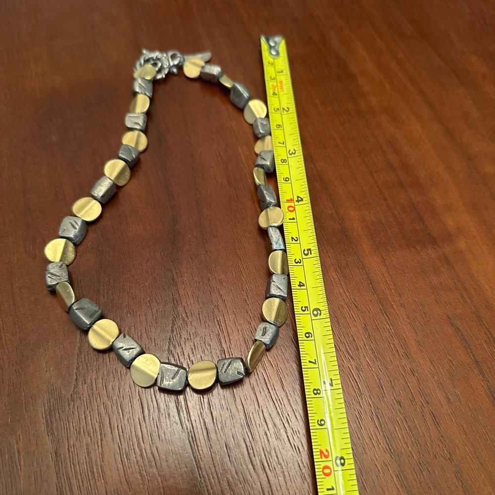 Gold & Silver Tone Necklacece - Picture 4 of 4
